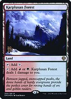 Magic the Gathering Card - Karplusan Forest - MTG Circle