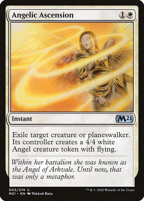 Magic the Gathering Card - Angelic Ascension - MTG Circle