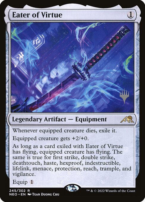 Magic the Gathering Card - Eater of Virtue - MTG Circle