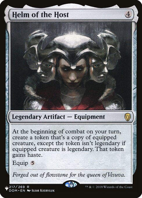 Magic the Gathering Card - Helm of the Host - MTG Circle
