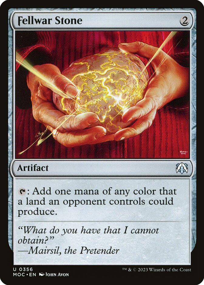 Magic the Gathering Card - Fellwar Stone - MTG Circle
