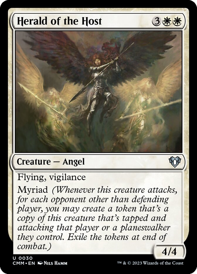 Magic the Gathering Card - Herald of the Host - MTG Circle