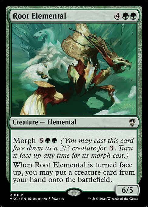 Magic the Gathering Card - Root Elemental - MTG Circle