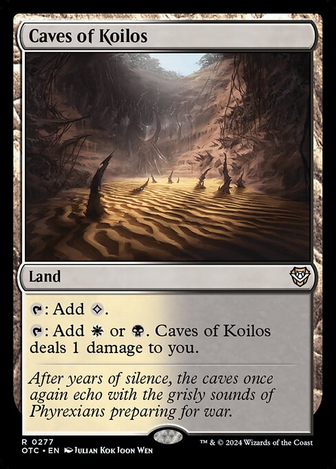 Magic the Gathering Card - Caves of Koilos - MTG Circle