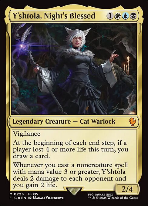 Magic the Gathering Card - Y'shtola, Night's Blessed - MTG Circle