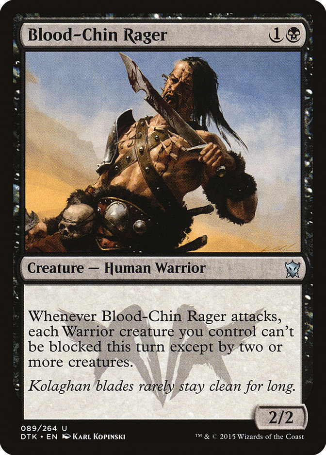 Magic the Gathering Card - Blood-Chin Rager - MTG Circle