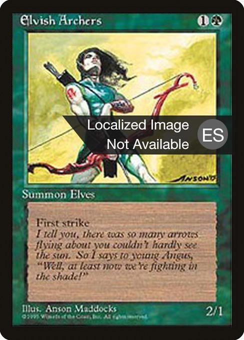 Magic the Gathering Card - Elvish Archers - MTG Circle