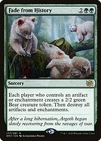 Magic the Gathering Card - Fade from History - MTG Circle