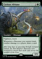 Magic the Gathering Card - Curious Altisaur - MTG Circle