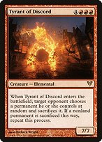 Magic the Gathering Card - Tyrant of Discord - MTG Circle