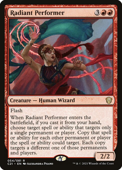 Magic the Gathering Card - Radiant Performer - MTG Circle