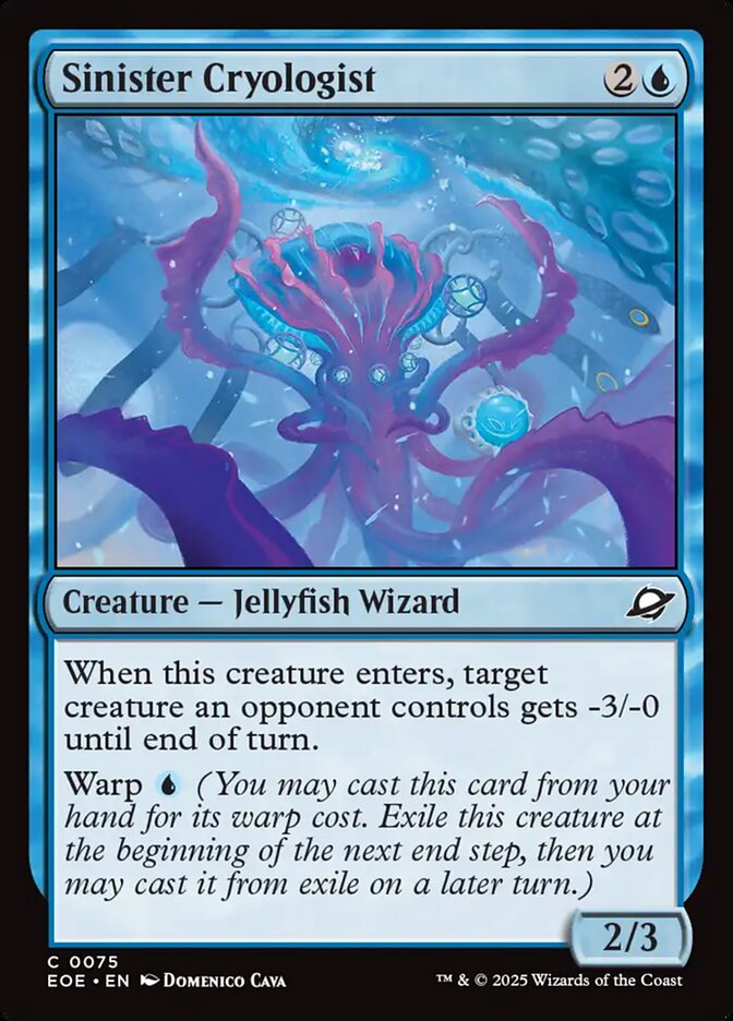 Magic the Gathering Card - Sinister Cryologist - MTG Circle