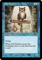 Magic the Gathering Card - Owl Familiar - MTG Circle