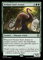 Magic the Gathering Card - Verdant Sun's Avatar - MTG Circle