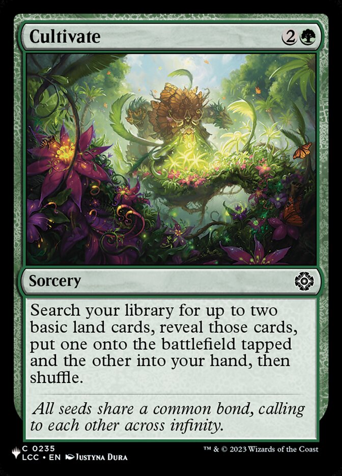 Magic the Gathering Card - Cultivate - MTG Circle