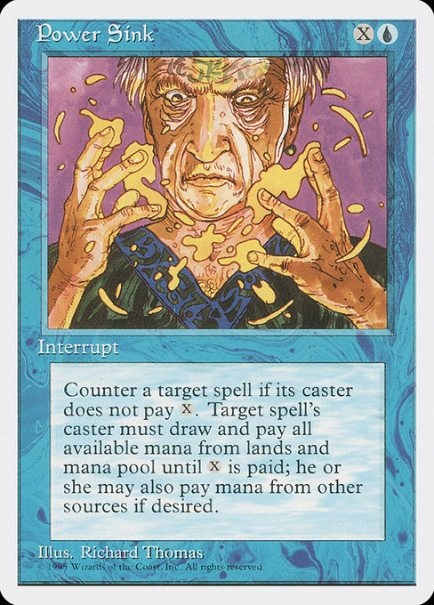 Magic the Gathering Card - Power Sink - MTG Circle