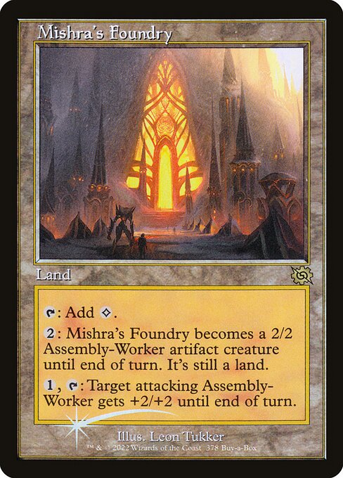 Magic the Gathering Card - Mishra's Foundry - MTG Circle