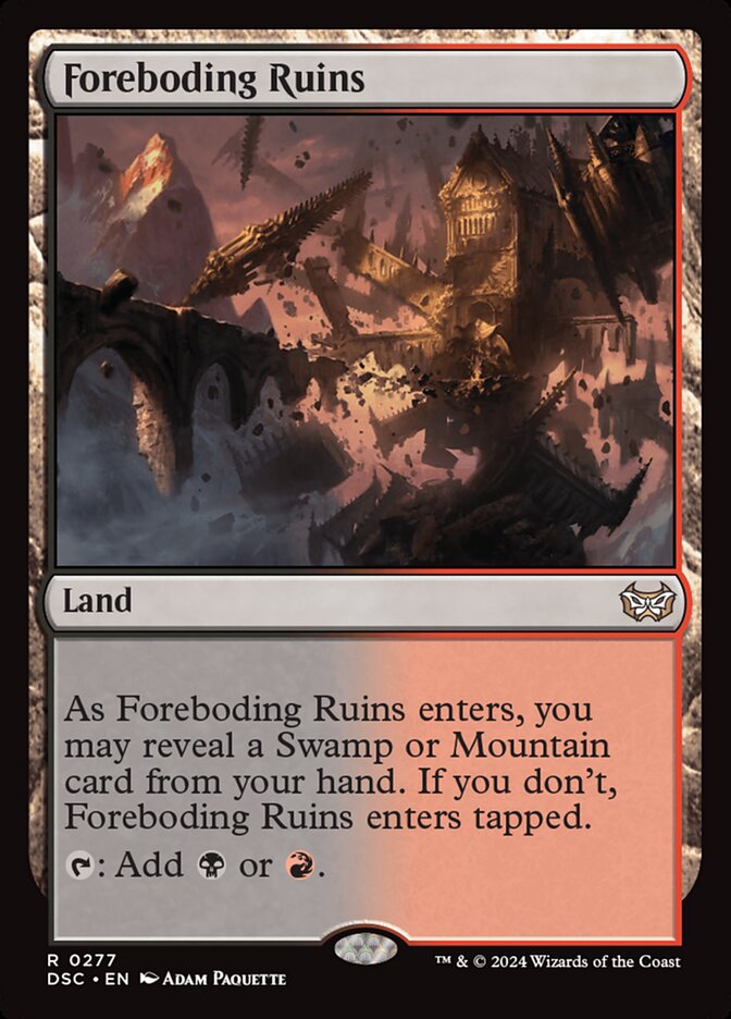 Magic the Gathering Card - Foreboding Ruins - MTG Circle