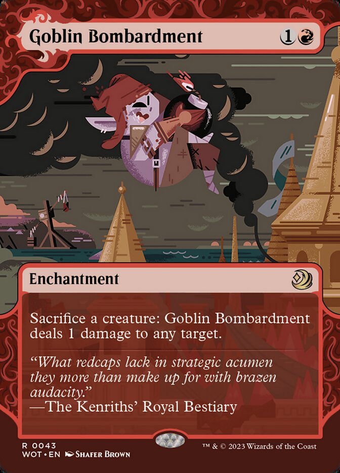 Magic the Gathering Card - Goblin Bombardment - MTG Circle