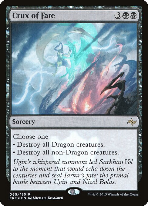 Magic the Gathering Card - Crux of Fate - MTG Circle