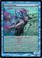 Magic the Gathering Card - Silvergill Adept - MTG Circle