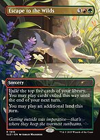 Magic the Gathering Card - Escape to the Wilds - MTG Circle