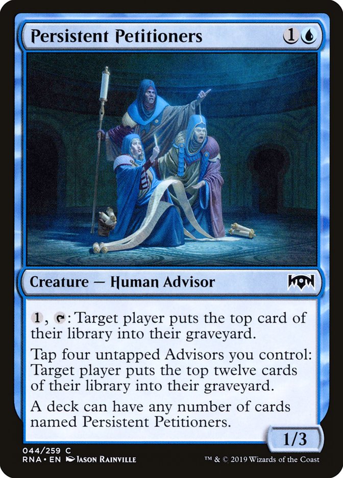 Magic the Gathering Card - Persistent Petitioners - MTG Circle