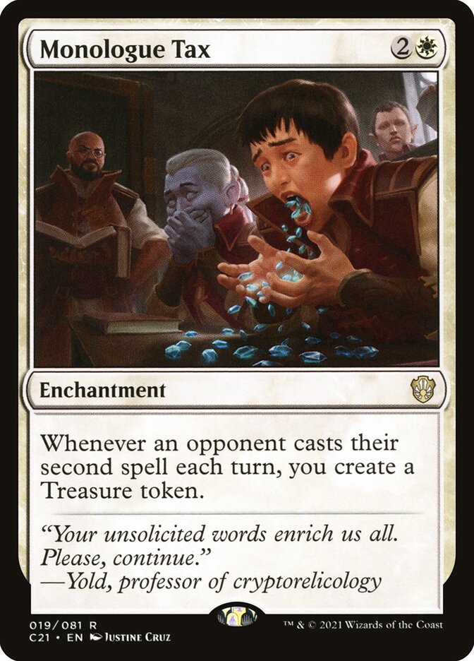 Magic the Gathering Card - Monologue Tax - MTG Circle