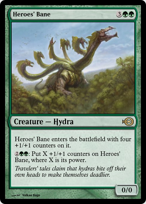 Magic the Gathering Card - Heroes' Bane - MTG Circle