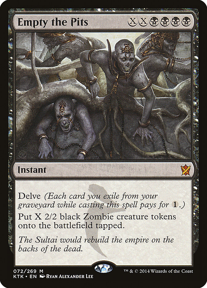 Magic the Gathering Card - Empty the Pits - MTG Circle