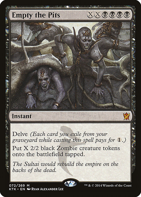 Magic the Gathering Card - Empty the Pits - MTG Circle