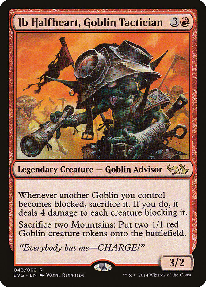 Magic the Gathering Card - Ib Halfheart, Goblin Tactician - MTG Circle