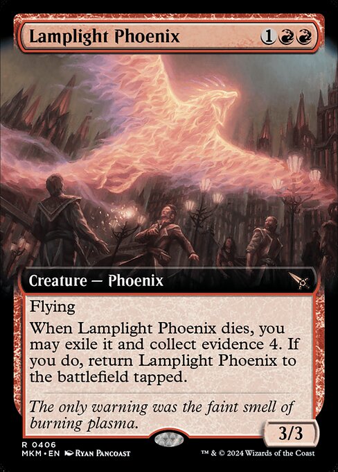 Magic the Gathering Card - Lamplight Phoenix - MTG Circle