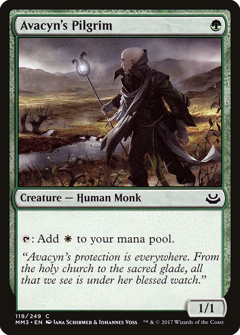 Magic the Gathering Card - Avacyn's Pilgrim - MTG Circle