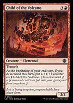 Magic the Gathering Card - Child of the Volcano - MTG Circle