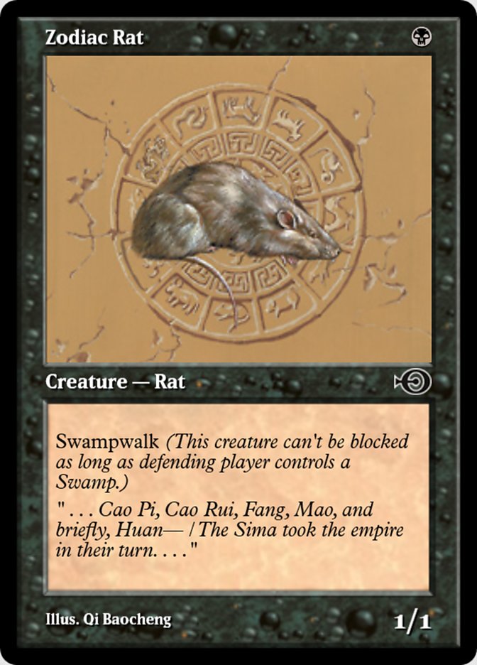 Magic the Gathering Card - Zodiac Rat - MTG Circle