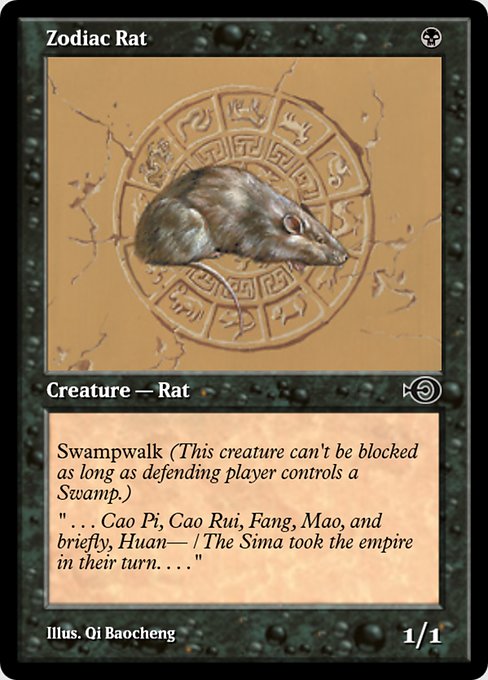 Magic the Gathering Card - Zodiac Rat - MTG Circle