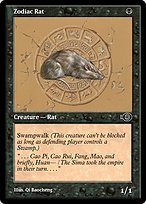 Magic the Gathering Card - Zodiac Rat - MTG Circle