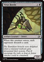 Magic the Gathering Card - Virus Beetle - MTG Circle