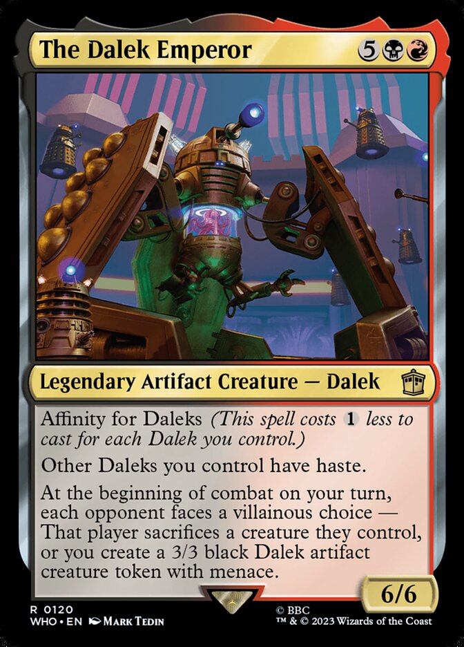Magic the Gathering Card - The Dalek Emperor - MTG Circle