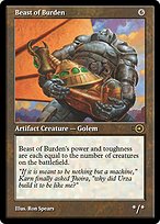 Magic the Gathering Card - Beast of Burden - MTG Circle
