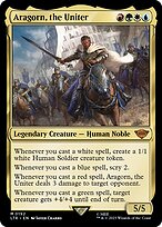 Magic the Gathering Card - Aragorn, the Uniter - MTG Circle