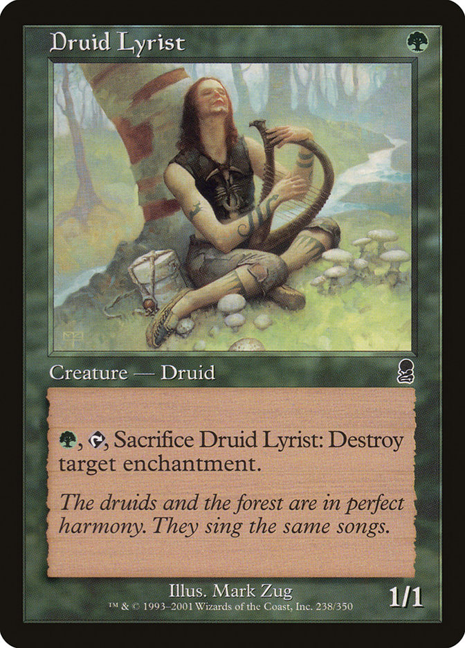 Magic the Gathering Card - Druid Lyrist - MTG Circle