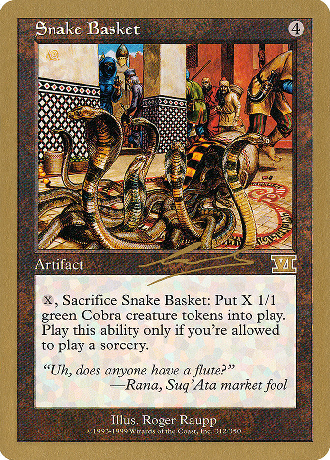 Magic the Gathering Card - Snake Basket - MTG Circle