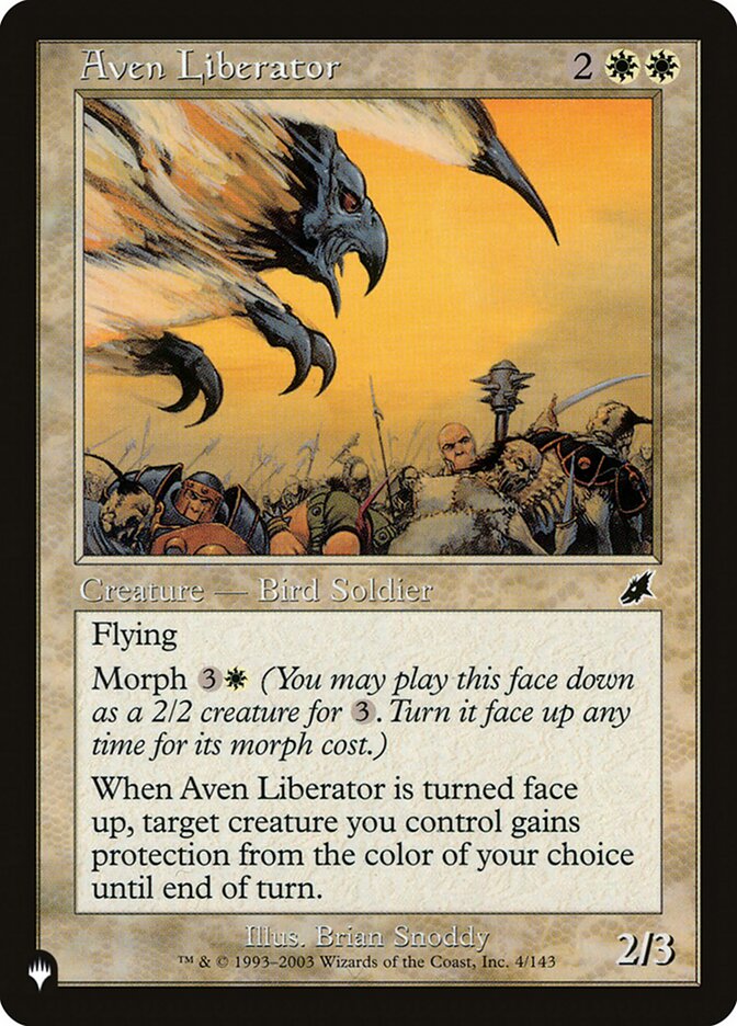 Magic the Gathering Card - Aven Liberator - MTG Circle
