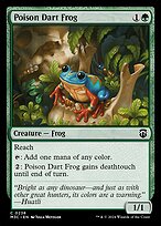 Magic the Gathering Card - Poison Dart Frog - MTG Circle