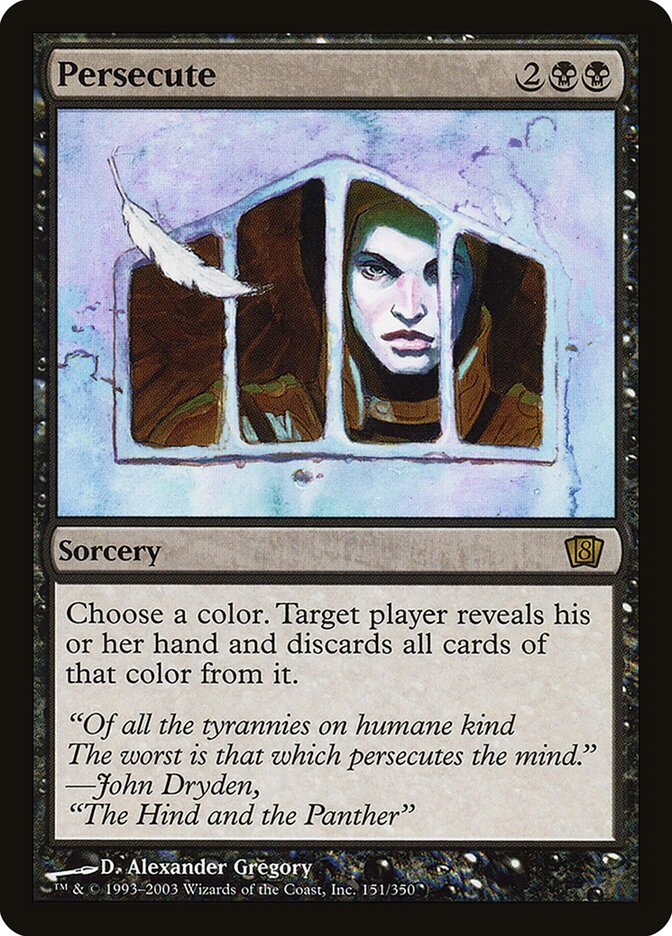 Magic the Gathering Card - Persecute - MTG Circle