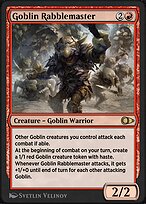 Magic the Gathering Card - Goblin Rabblemaster - MTG Circle