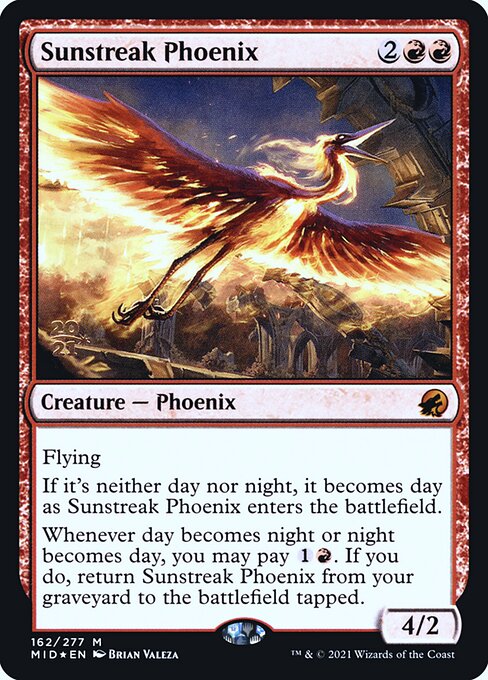 Magic the Gathering Card - Sunstreak Phoenix - MTG Circle