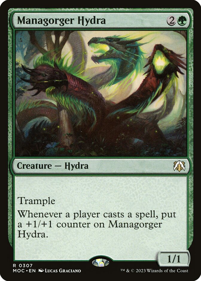 Magic the Gathering Card - Managorger Hydra - MTG Circle